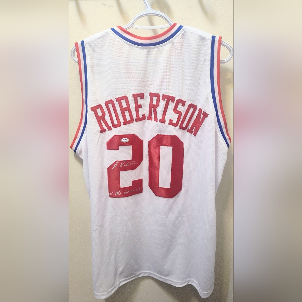 Alvin Robertson 4xAll Star Signed NBA All Star Jersey- PSA certified
